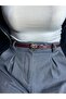 Logic Embossed Heart Pattern Women's Gold Buckle Belt Jacket Belt Dress Belt Trouser Belt