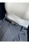 Logic Embossed Heart Pattern Women's Gold Buckle Belt Jacket Belt Dress Belt Trouser Belt - 2