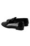 Women's Black Leather Ballerinas - 6