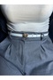 Logic Embossed Heart Pattern Women's Gold Buckle Belt Jacket Belt Dress Belt Trouser Belt