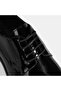 Therese Black Men's Lace-Up Patent Leather Classic Groom Shoes - 6