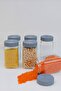 800 ml Food Storage Container - Set of 6 Glass Jars - 4