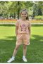 Girl's Cotton Floral Shorts Set (3-15 Years)