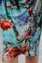 Women's Cross Collar Bird's Eye Lace Detailed Midi Dress - 8