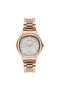 Women's Wristwatch with Stones, Checkered Gold Color Bracelet, Gift