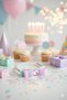 Gender Party Shiny Stones Pink Blue Bow Crown 1 Piece