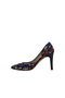 27448 Printed Leather Stiletto Women's Shoes - 4
