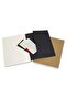 Cahier Journals Subject Notebook 19X25 Black/Kraft Brown - 4