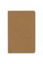Unlined Cahier Notepad Set of 3 Pocket Size Kraft Brown - 2