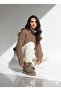 ®   I Printed Women's Short Shearling Suede Mink High Sole Daily Boots 55395 - 2