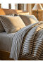 Alaçatı Boutique Striped Cotton Double Duvet Cover Set - 7