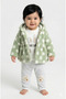 Baby Girl Plush Coat Tracksuit Set (9-12-18 Months)
