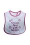My Mother Loves Me So Much Printed Baby Bib Pink - 3