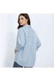 Women's Boyfriend Baby Blue Shirt - 2