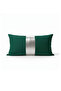 Silver Detail Throw Pillow Cover Stain Resistant Erasable - 6