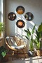 4 Piece Wooden Black Table Model, Living Room, Bedroom, Hall Office Aesthetic Wall Decoration - 4