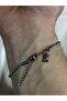 Steel Unisex Auger E Letter Bracelet
