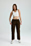Washable Elastic Waist Cotton Gabardine Trousers - 2