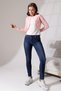 Alba Women's Soft Textured Jacquard Combed Cotton Oval Skirt Long Sleeve Short Cardigan & Bolero - Salmon