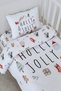 Holly Jolly New Year Park Bed Duvet Cover Set (80X120)