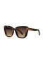 Brown Leopard Signature Square Model Cat Eye Premium Women's Sunglasses - 6