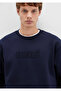 Logo Navy Blue Sweatshirt 0S10412-86415 - 3