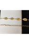 Gold Leaf Detailed Adjustable Women's Belt Trouser Belt Dress Belt Shirt Belt - 5