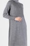 HAIR KNITTED PATTERNED KNITWEAR DRESS 42015 - 4
