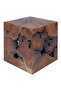 Stool Brown 40x40x45 cm Solid Teak Wood - 2
