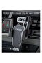 Dual Clip Car Phone Holder C105 - Air Outlet, 720° Rotation, Black - 2
