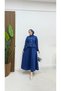 Elsa Skirted Hijab Scuba Suit BRC1504-1 Indigo - 5