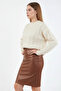 CUNI LEATHER SKIRT - 2