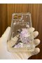 iPhone 16 Pro Max Fairy Girl Printed Transparent Silicone Phone Case with Card Holder Cover - 4