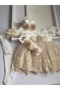 Mimosa Baby Girl Floral Lace Dress Newborn Luxury Dress Set - Hospital Exit Mevlütlük Set - 6