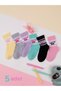 College Socks Multicolored 6-Piece Tennis And College - 3