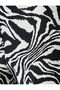 Zebra Patterned Trousers Slim Cut - 6