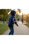 Boy's Navy Blue Printed Hooded Sweatshirt – Comfortable Fit, Long Sleeves, Woven Fabric - 7