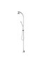 Garden Shower with Grey Base 220 cm Aluminium - 4