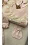 Knit hospital discharge set for baby girls and boys %100 organic cotton - 4