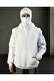 Snow Masked Ninja Unisex Sweatshirt Cardigan 3-Thread Thick Fleece - 6