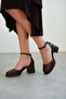 Women's Penida Platform Heeled Shoes - Brown