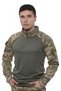 Premium Outdoor Clothing City Wear Sword Elbow Detail Polo Collar Women&Men Combat T-Shirt Single - 4