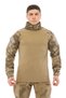 Tactical Clothing Hiking Top Single Sword Elbow Pad Design Polo Collar Men's Combat T-Shirt - 5