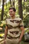 Sword Crew Neck Short Sleeve Camouflage Men's T-Shirt Single