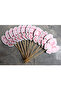 32 Piece Full Set Pink Bow Ribbon Birthday Decoration Set Banner+ Cake Picks+ Cupcake Decoration Set - 8