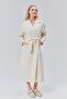 Oversize Trench Coat with Windbreaker Detail - 5