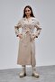 Oversize Trench Coat with Windbreaker Detail - 7