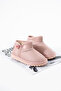Luno Children's Elastic Orthopedic Non-Slip Sole Boots Pink Suede - 2