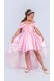 Girl's graduation gown with crystal train - special occasion dress - 3