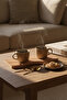 Wavy Natural Wood Presentation Board |   Service & Decorative Wooden Presentation Stand 38X16.5 cm - 4